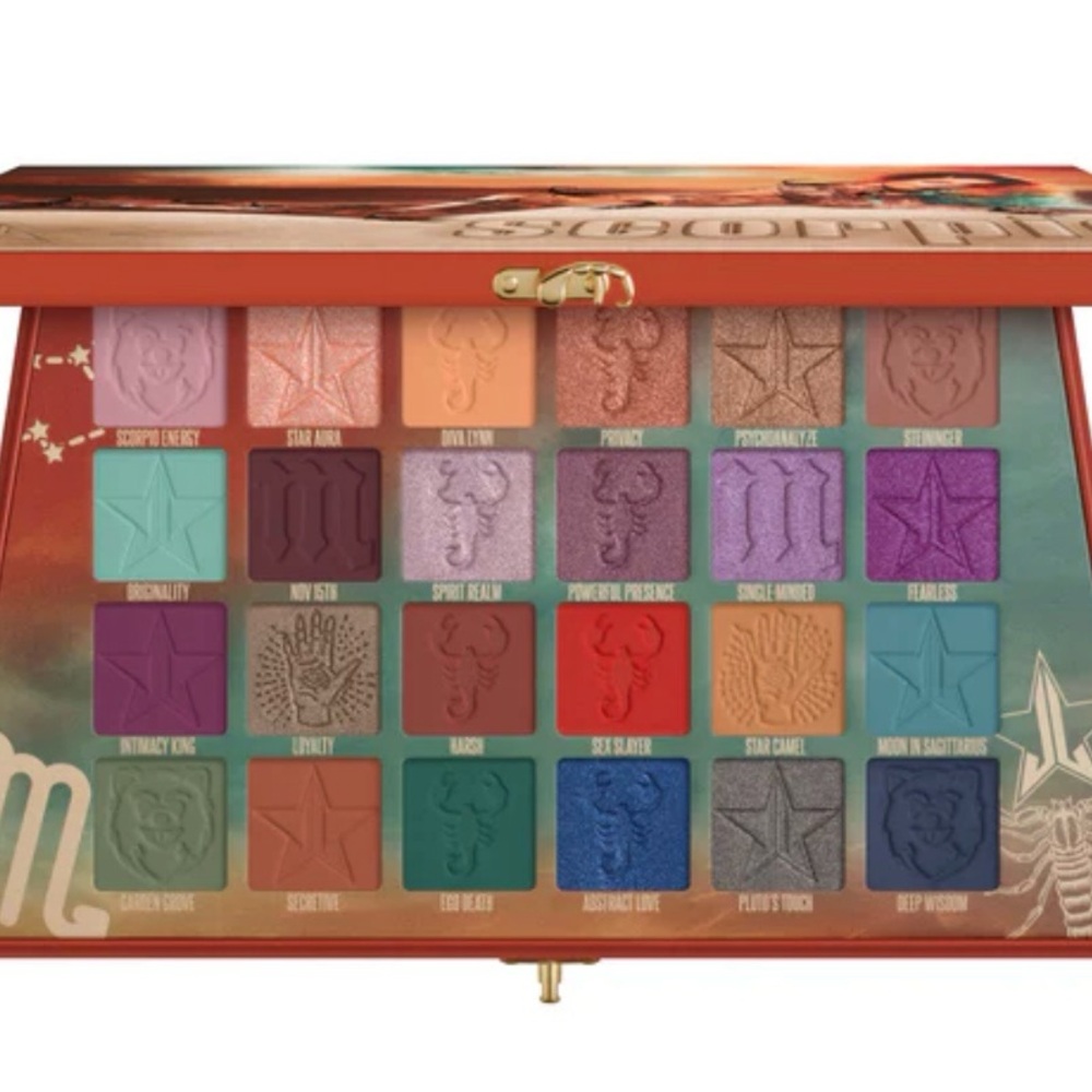 Jeffree Star Scorpio Eye Palette in 24 Vibrant Shades ~ NIB